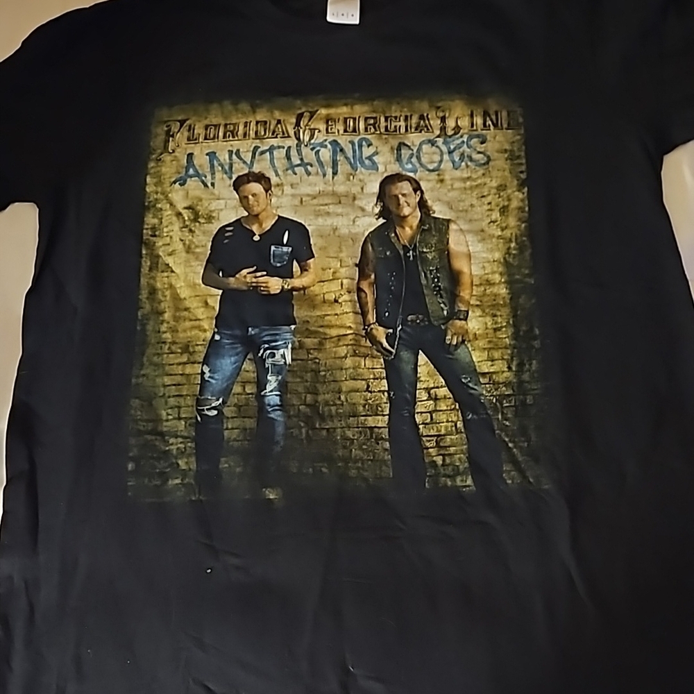 Florida Georgia Line "Anything Goes" Men's Short Sleeve Tee Size L